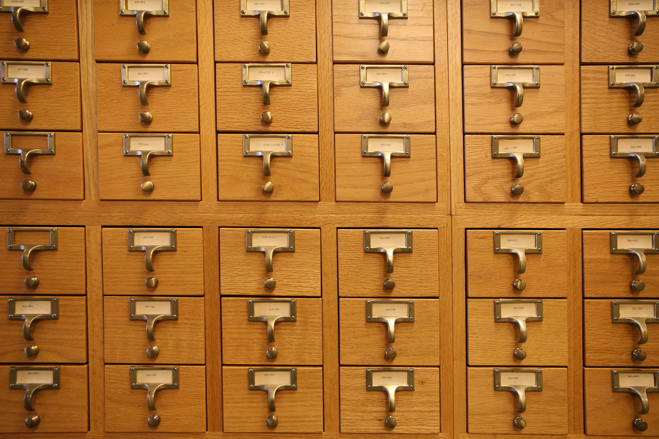 Library Card Catalog